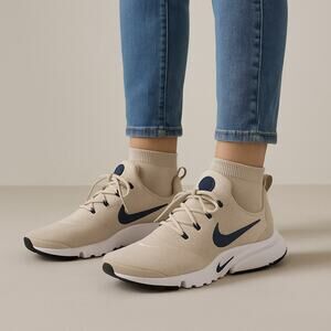 Nike Presto Fly Beige Running Sneakers Youth 5Y Women’s 6.5